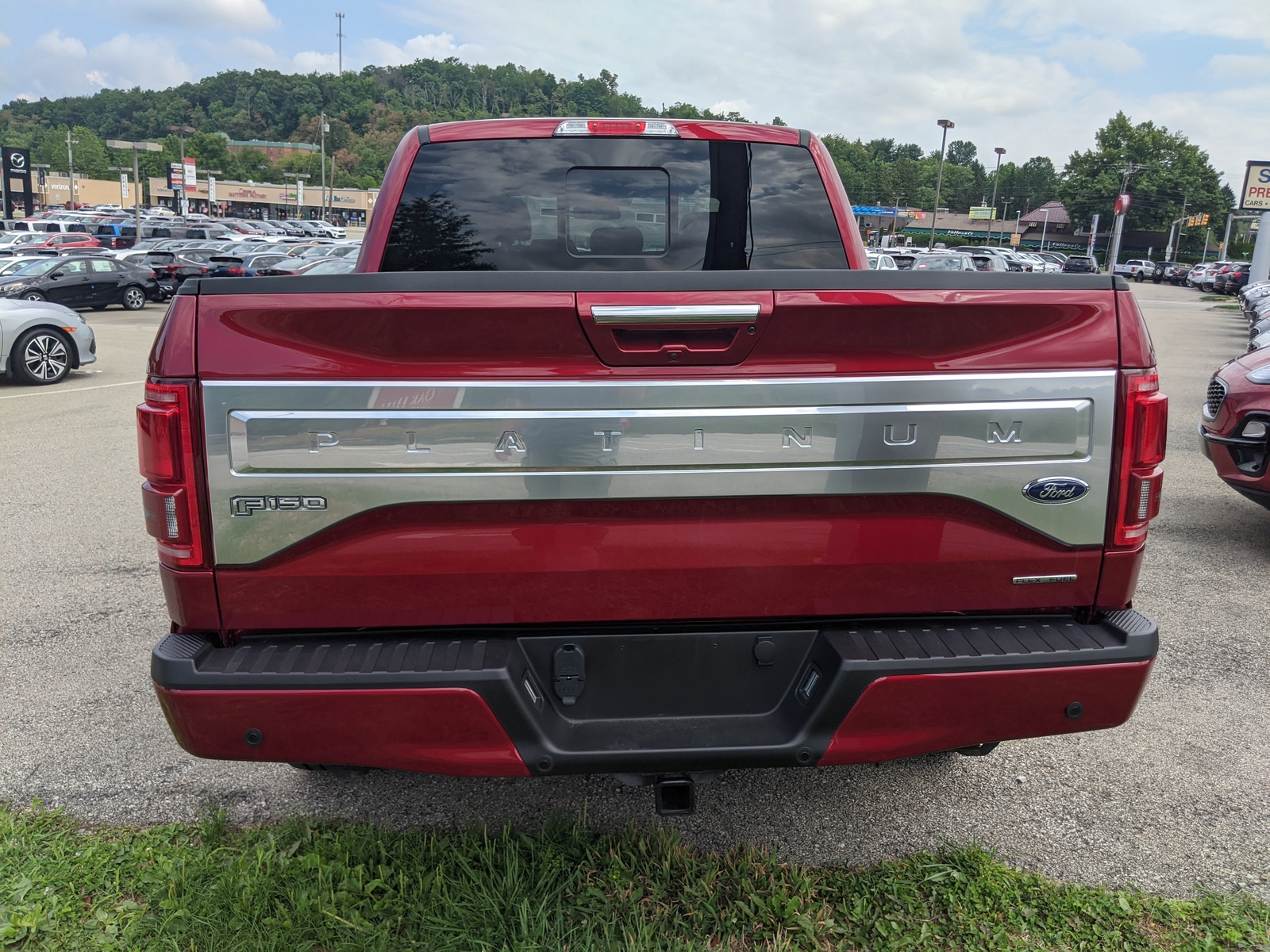 Pre-Owned 2016 Ford F-150 Platinum in Ruby Red Metallic Tinted ...