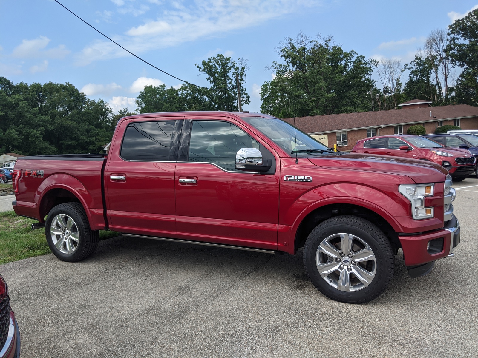 Pre-Owned 2016 Ford F-150 Platinum in Ruby Red Metallic Tinted ...