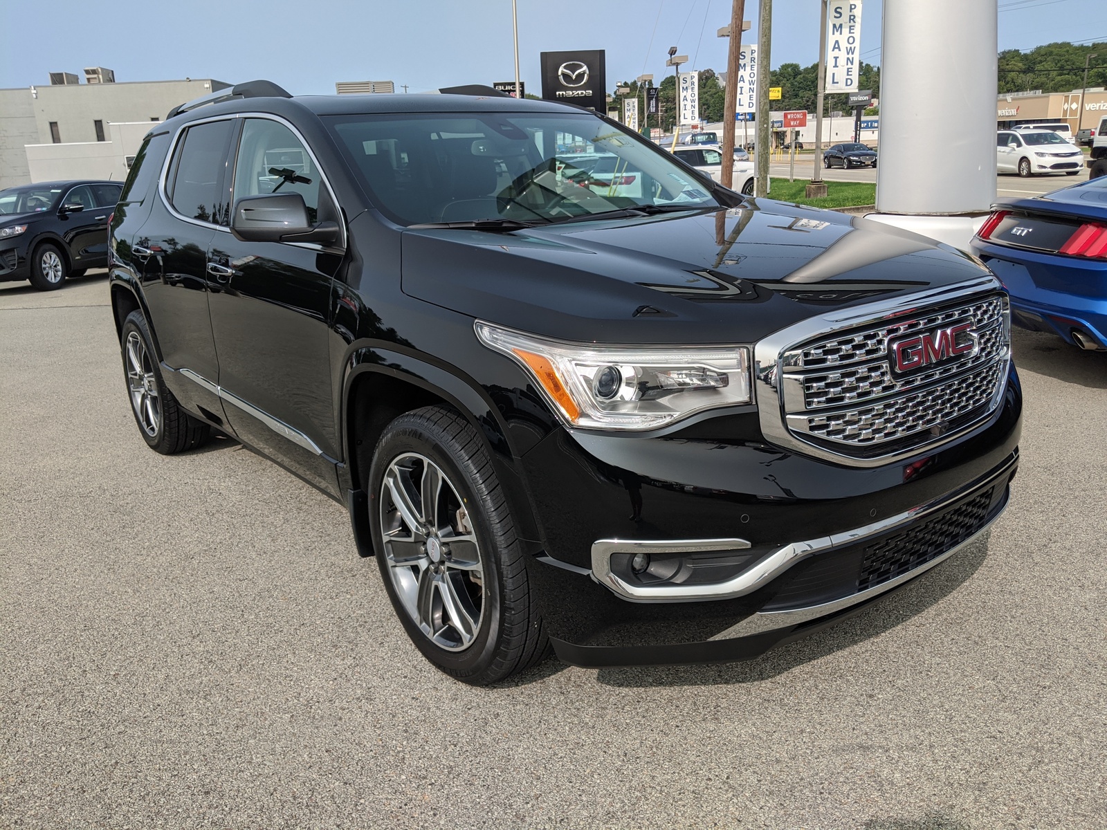 Pre-Owned 2018 GMC Acadia Denali in Ebony Twilight Metallic ...