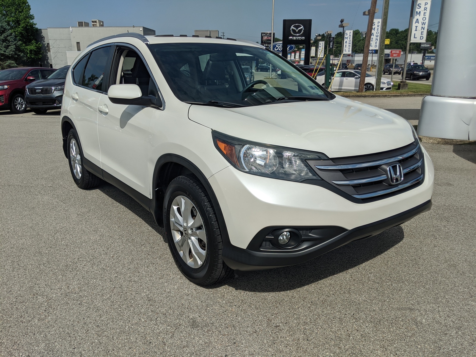 Pre-Owned 2014 Honda CR-V EX-L in White Diamond Pearl | Greensburg, PA ...